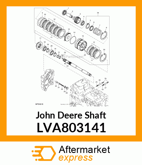 SHAFT ASSY, CLUTCH LVA803141