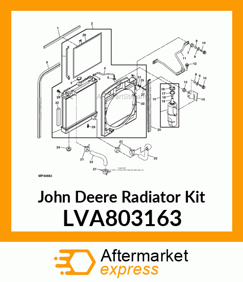 RADIATOR KIT LVA803163