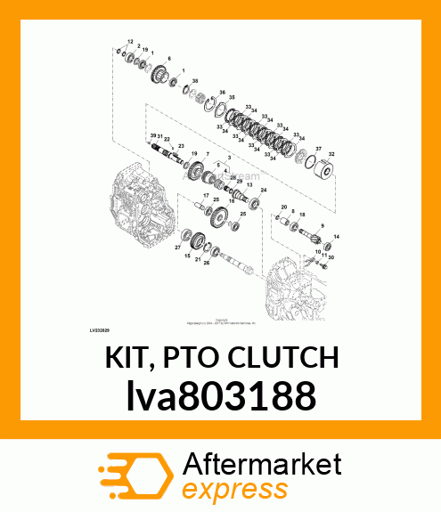 KIT, PTO CLUTCH lva803188