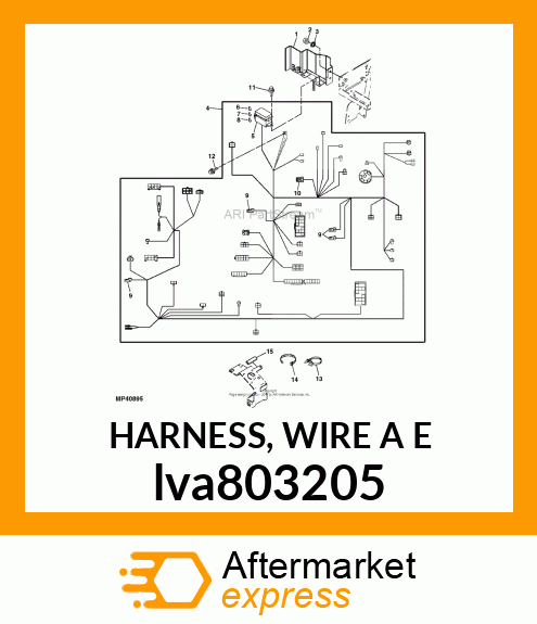 HARNESS, WIRE A E lva803205