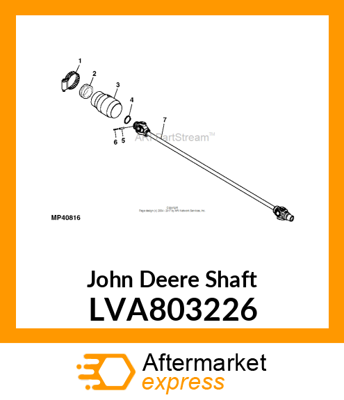 SHAFT, SHAFT ASSY,PROPELLER LVA803226