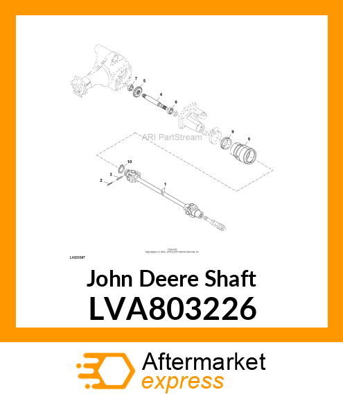 SHAFT, SHAFT ASSY,PROPELLER LVA803226