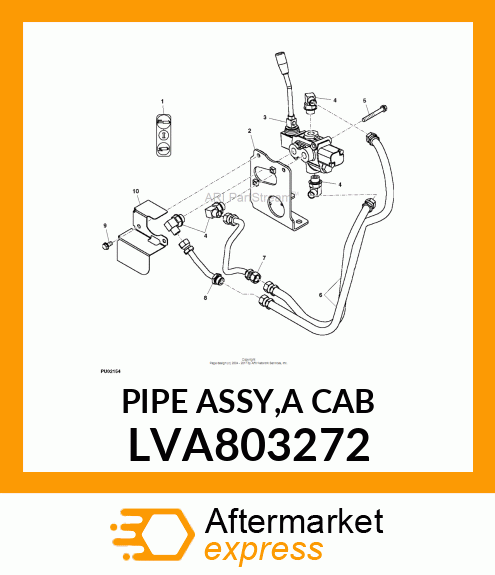 PIPE ASSY,A CAB LVA803272