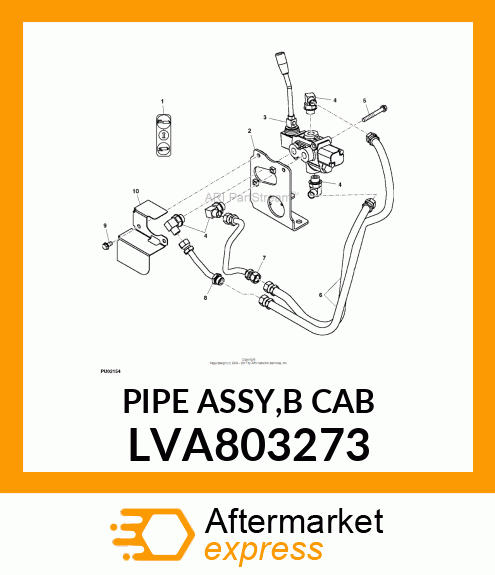 PIPE ASSY,B CAB LVA803273