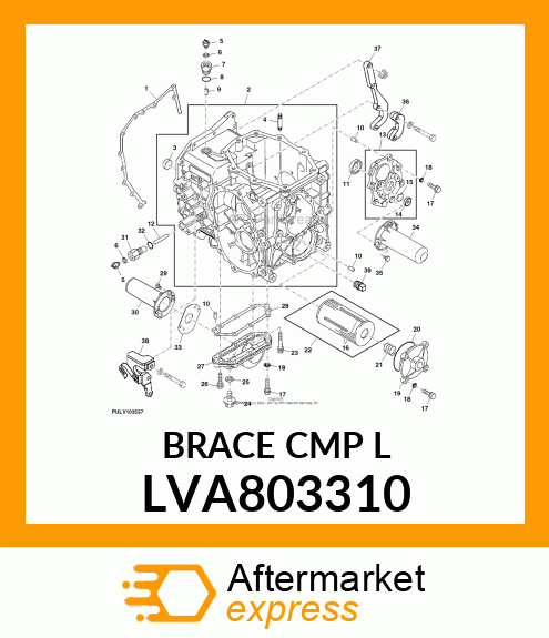 SUPPORT, BRACE CMP L LVA803310