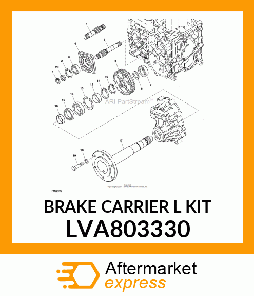 BRAKE CARRIER L KIT LVA803330