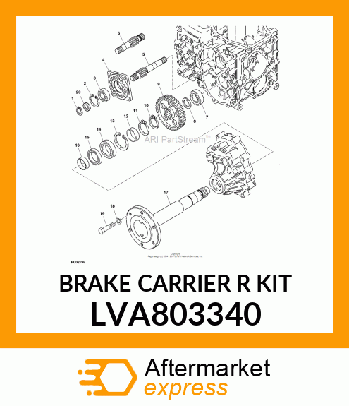 BRAKE CARRIER R KIT LVA803340