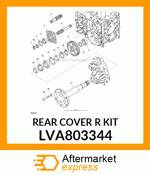 REAR COVER R KIT LVA803344