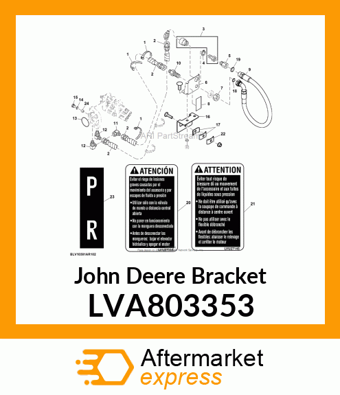 BRACKET ASSY,REAR LVA803353