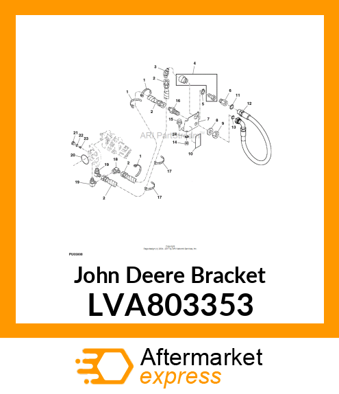 BRACKET ASSY,REAR LVA803353