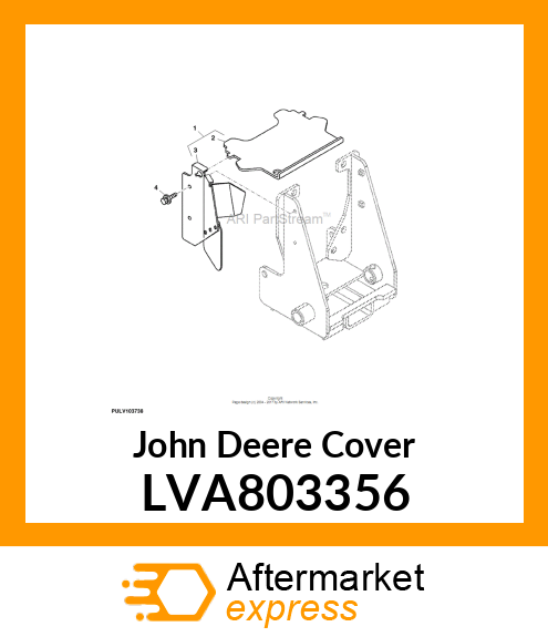 COVER KIT, PTO GUARD LVA803356