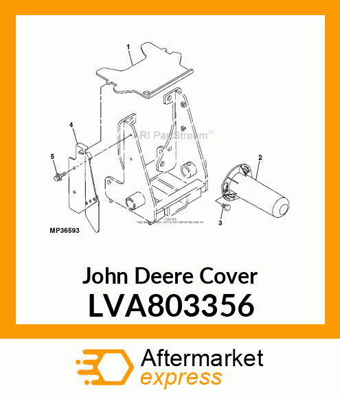 COVER KIT, PTO GUARD LVA803356