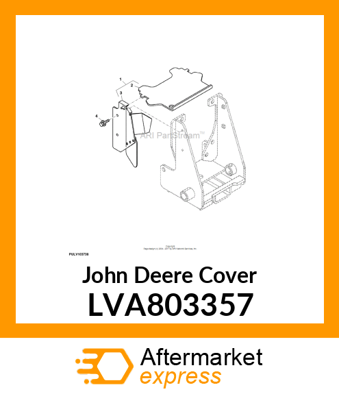 COVER ASSY, PTO L LVA803357