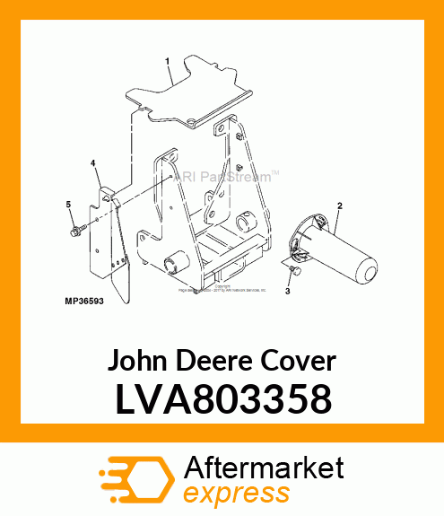 COVER ASSY, PTO L LVA803358