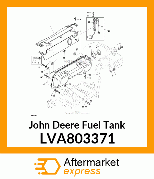 TANK, FUEL LVA803371