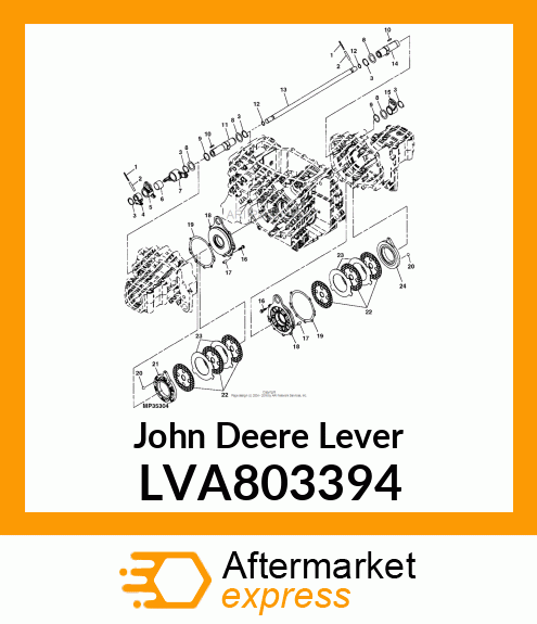 BRAKE ARM R CMP LVA803394