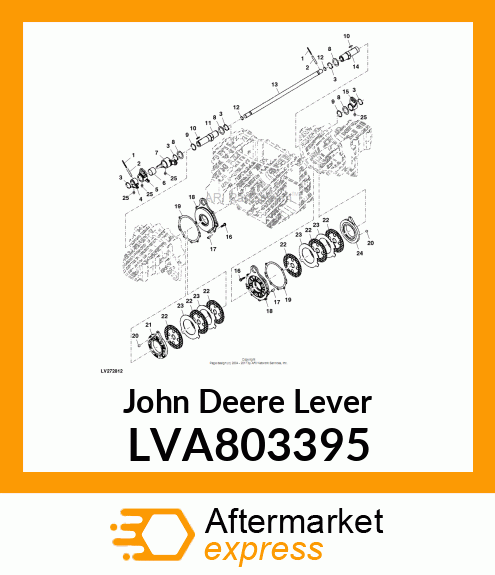 ARM BRAKE L CMP LVA803395