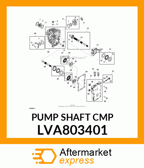 PUMP SHAFT CMP LVA803401