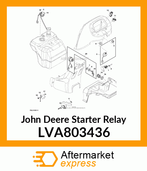 STARTER RELAY, SWITCH ASSY, STARTER LVA803436