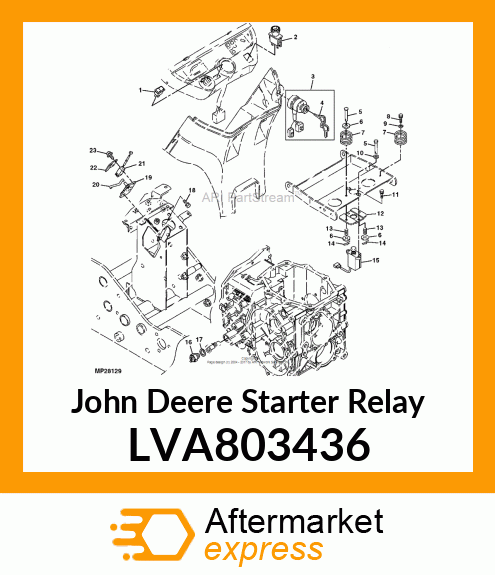 STARTER RELAY, SWITCH ASSY, STARTER LVA803436