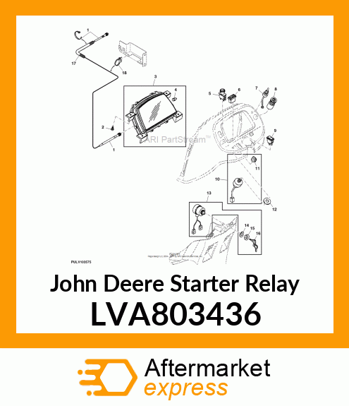 STARTER RELAY, SWITCH ASSY, STARTER LVA803436