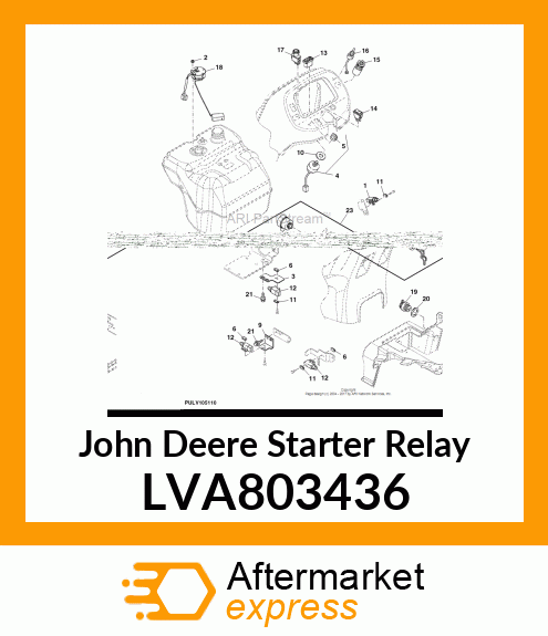 STARTER RELAY, SWITCH ASSY, STARTER LVA803436