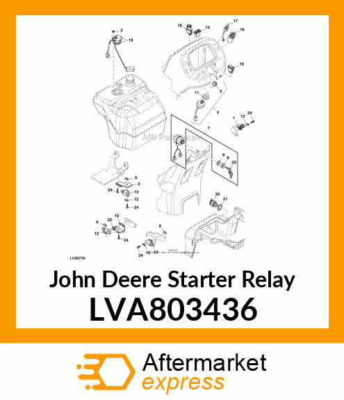 STARTER RELAY, SWITCH ASSY, STARTER LVA803436