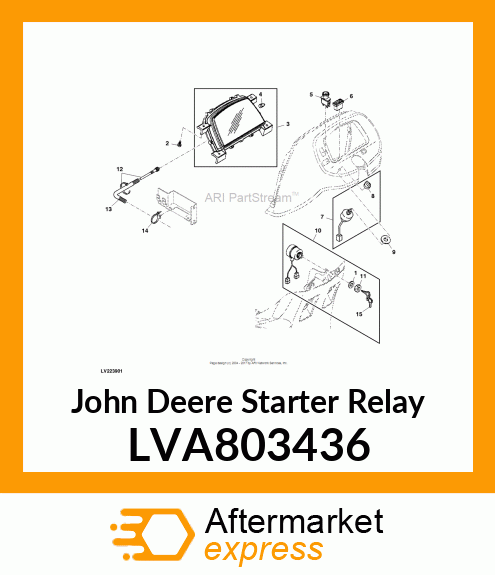 STARTER RELAY, SWITCH ASSY, STARTER LVA803436