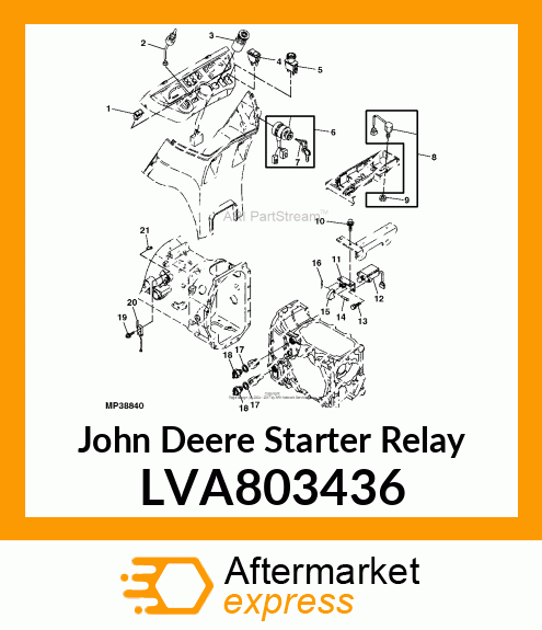 STARTER RELAY, SWITCH ASSY, STARTER LVA803436