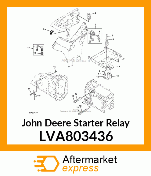 STARTER RELAY, SWITCH ASSY, STARTER LVA803436