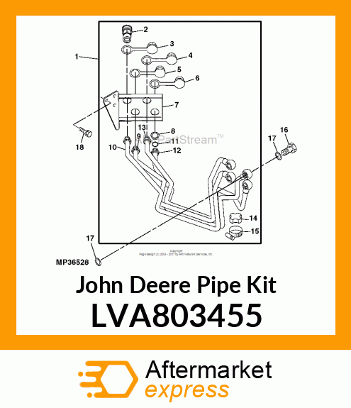 PIPE KIT, PIPE KIT, SCV LVA803455