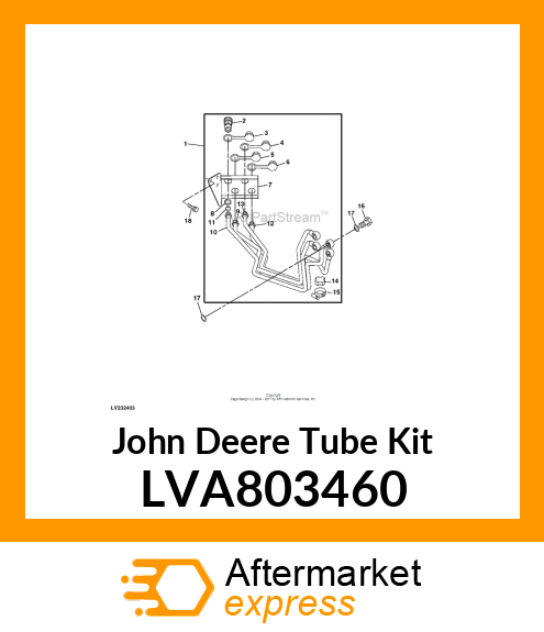 TUBE KIT, PIPE KIT, SCV LVA803460