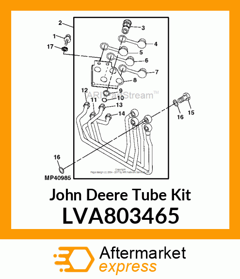 TUBE KIT, PIPE KIT, SCV LVA803465