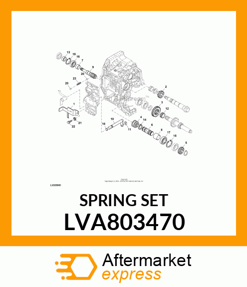 SPRING SET LVA803470