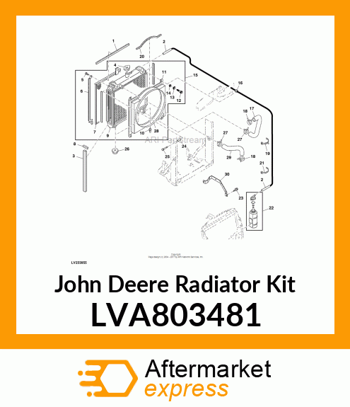 RADIATOR ASSY LVA803481