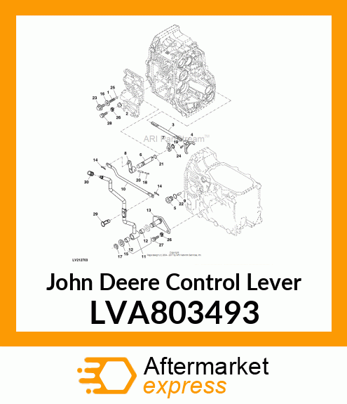 LEVER ASSY, PTO LVA803493