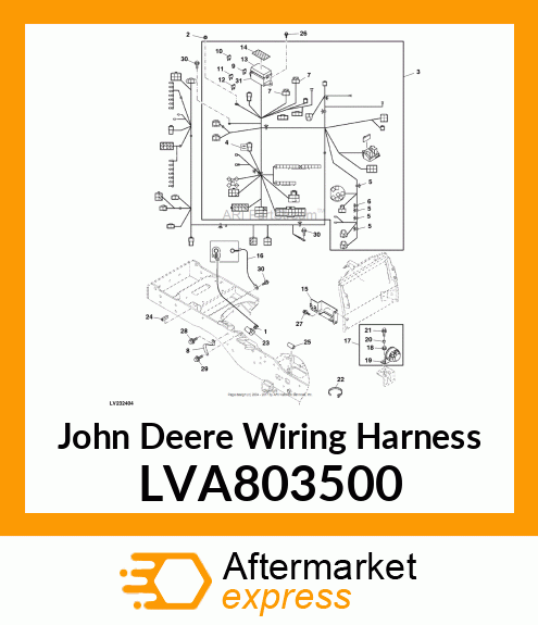 HARNESS ASSY, A E LVA803500