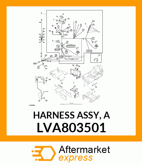 HARNESS ASSY, A LVA803501