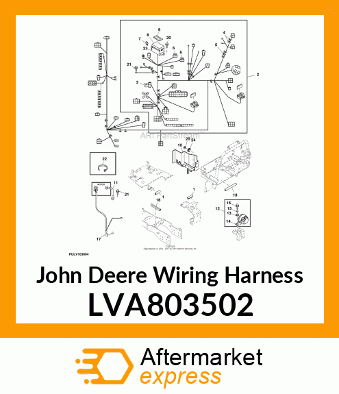 HARNESS ASSY, A E LVA803502
