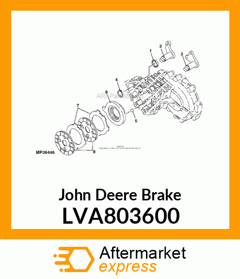 DISK BRAKE SET LVA803600