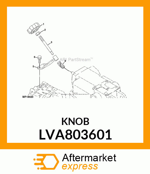 KNOB, STOP VALVE LVA803601