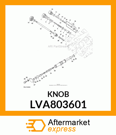 KNOB, STOP VALVE LVA803601