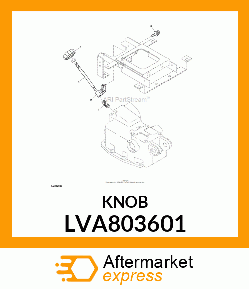 KNOB, STOP VALVE LVA803601