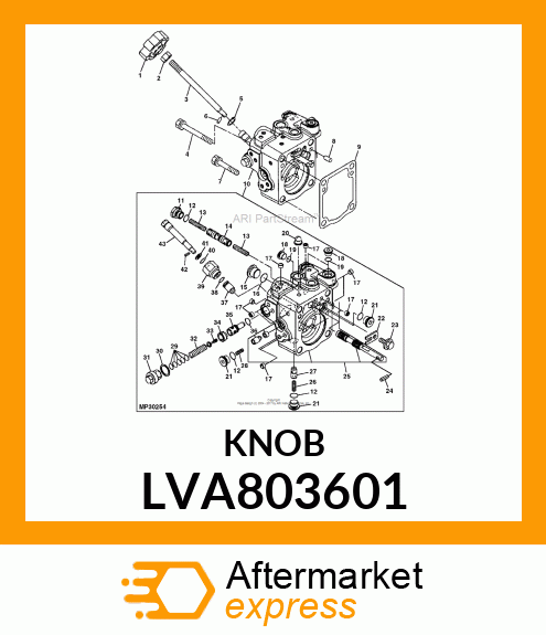 KNOB, STOP VALVE LVA803601