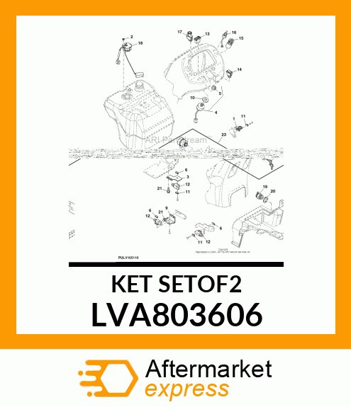 KEY KIT, KEY ASSY LVA803606