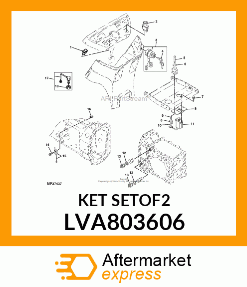 KEY KIT, KEY ASSY LVA803606