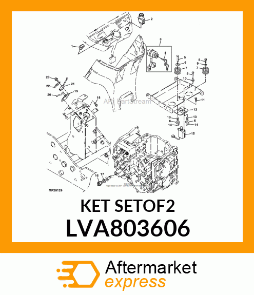 KEY KIT, KEY ASSY LVA803606