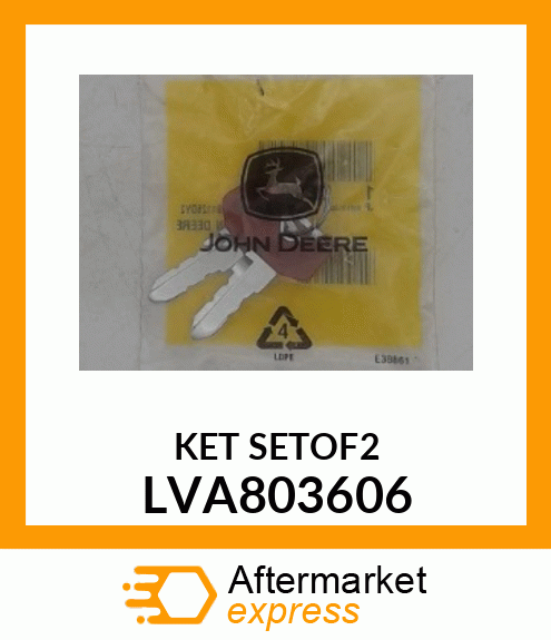 KEY KIT, KEY ASSY LVA803606