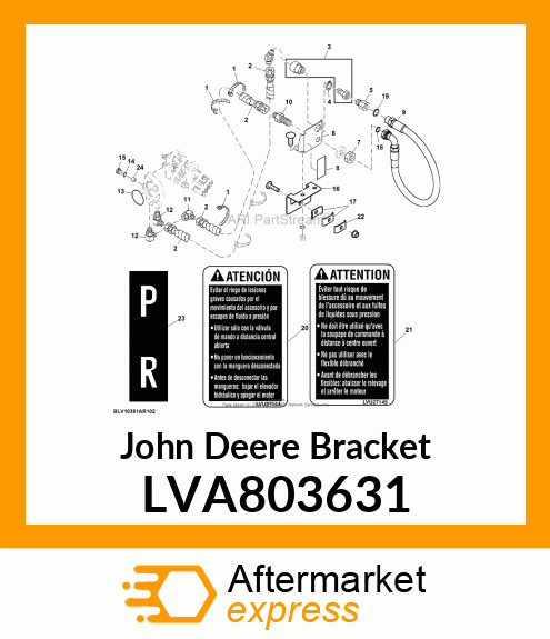 BRACKET ASSY,CLAMP LVA803631