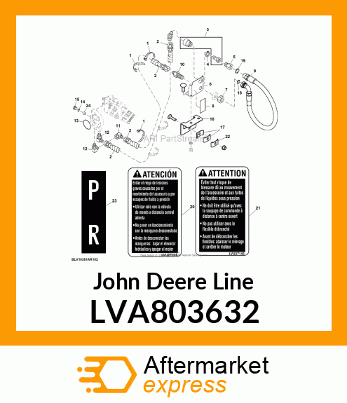 PIPE ASSY, REAR A LVA803632